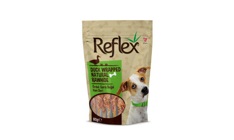 REFLEX ÖRDEK ETLİ NATURAL KEMİK 80 GR